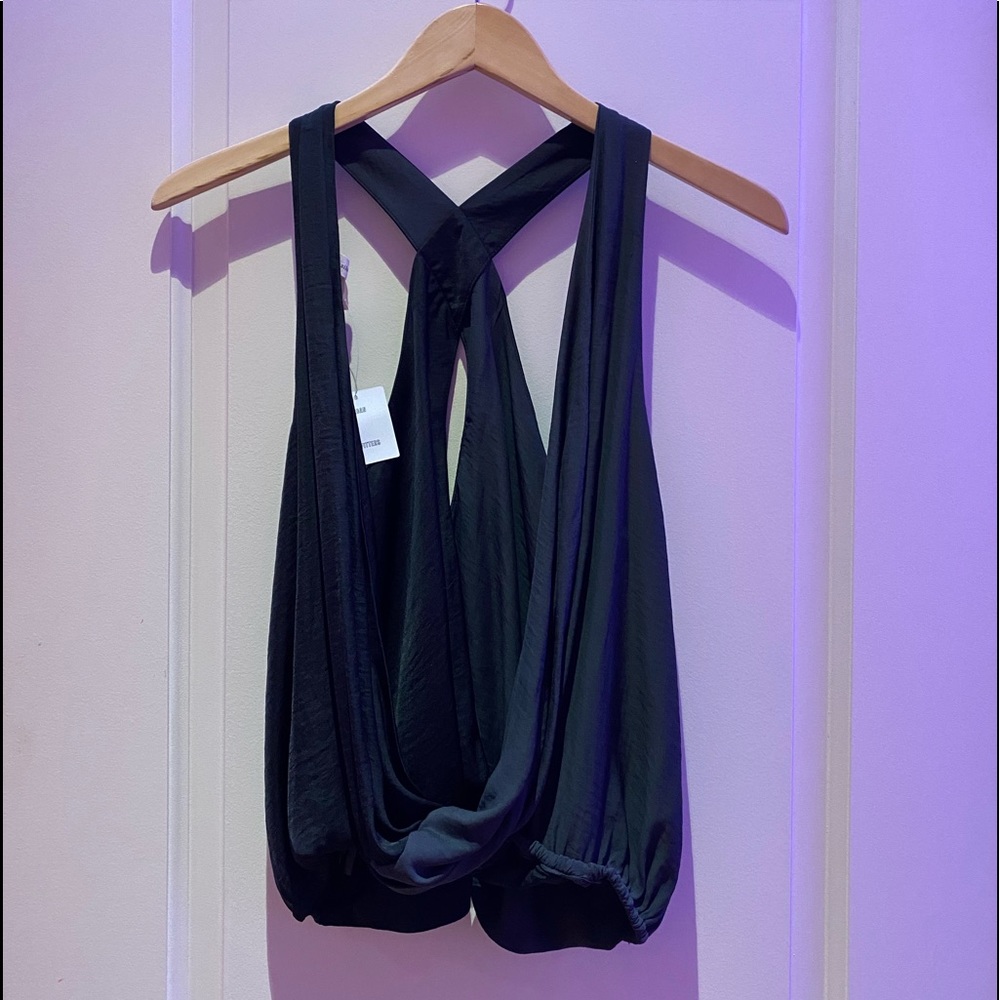 Urban outfitters open surplice tank